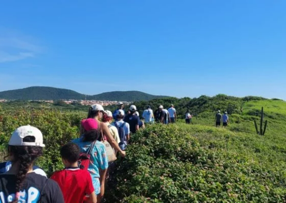 ENCERRAMENTO DO XVIII WORKSHOP NACIONAL DO PROGRAMA BANDEIRA AZUL TEM TRILHA ECOLÓGICA, MAR E MUITA TROCA DE EXPERIÊNCIAS NO PERÓ