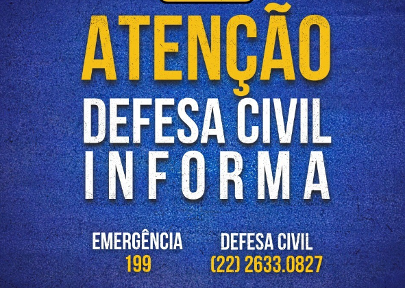 DEFESA CIVIL DE BÃšZIOS ALERTA SOBRE PREVISÃƒO DE TEMPO