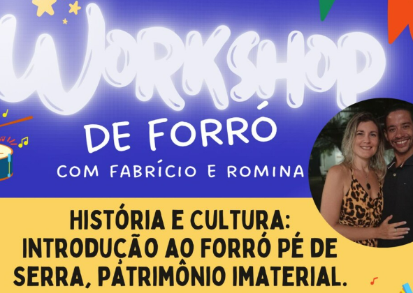 ESCOLA DE ARTES E OFÃCIOS ZANINE REALIZA WORKSHOP DE FORRÃ“ NESTA QUARTA-FEIRA