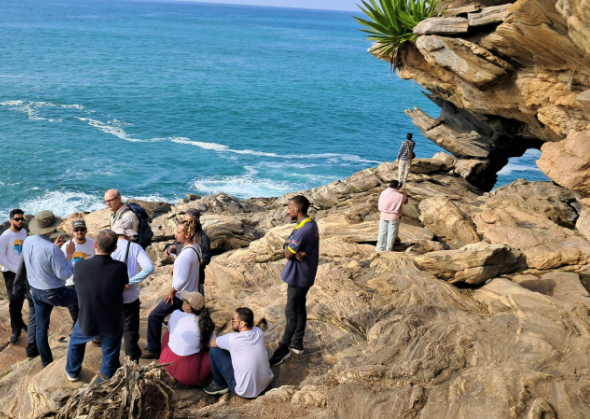 AVALIADORES DA UNESCO VISITAM PRIMEIROS ATRATIVOS DO GEOPARQUE ASPIRANTE COSTÕES E LAGUNAS