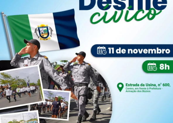 BÚZIOS CELEBRA 29 ANOS DE EMANCIPAÇÃO COM TRADICIONAL DESFILE CÍVICO