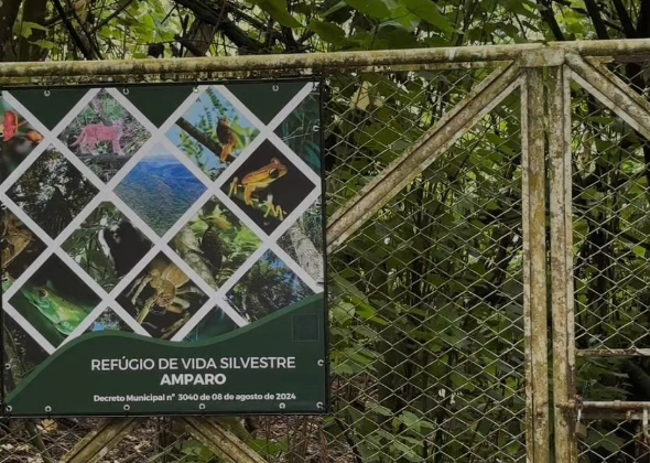 PREFEITURA REALIZA VISITA AO REFÚGIO DE VIDA SILVESTRE AMPARO