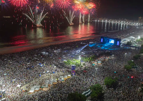 RÉVEILLON DE COPACABANA RECEBERÁ SEIS NAVIOS DE CRUZEIRO E 300 BARCOS