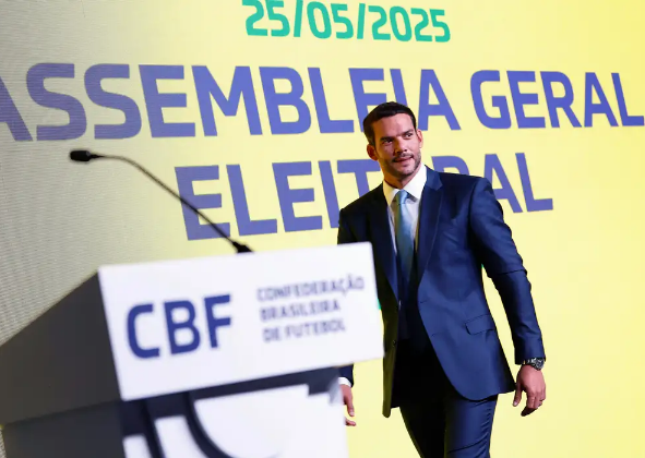 CANDIDATO ÚNICO, SAMIR XAUD É ELEITO PRESIDENTE DA CBF