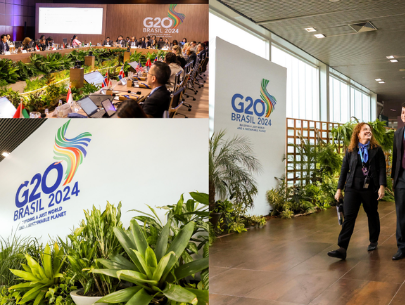 ENCONTRO DO G20 TURISMO TEM DECORAÇÃO COM ELEMENTOS AMAZÔNICOS QUE DESTACAM IMPORTÂNCIA DA REGIÃO PARA O SETOR