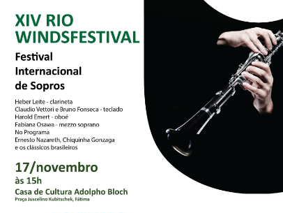 XIV RIO WINDSFESTIVAL: TERESÓPOLIS RECEBE FESTIVAL INTERNACIONAL DE SOPROS