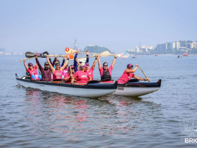 REMADAS ROSA E AZUL REÚNE REMADORES EM PROL DA SAÚDE NESTA SEXTA-FEIRA EM NITERÓI