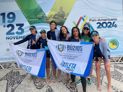 BÚZIOS É BICAMPEÃO PAN-AMERICANO DE CANOA HAVAIANA