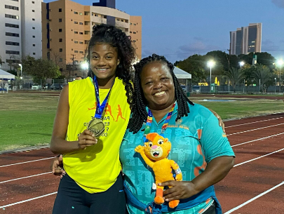 ALUNA DO PARQUE DO CARAMUJO É CAMPEÃ BRASILEIRA NOS JOGOS DA JUVENTUDE