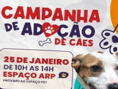 SSUBEA REALIZA CAMPANHA DE ADOÇÃO DE CÃES NO DIA 25 DE JANEIRO